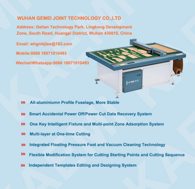 Macchina per il taglio a getto d'inchiostro CAD per le borse per calzature per abbigliamento per tessuti per carta 1